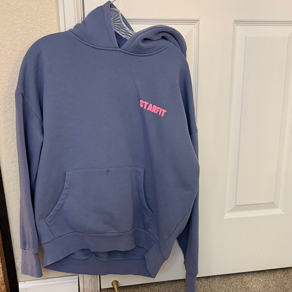 Starfit Women's Blue Hoodie Sweater